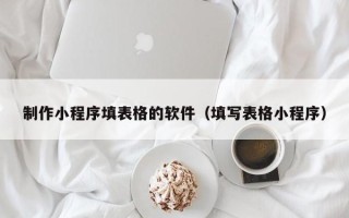 大连制作小程序填表格的软件（填写表格小程序）